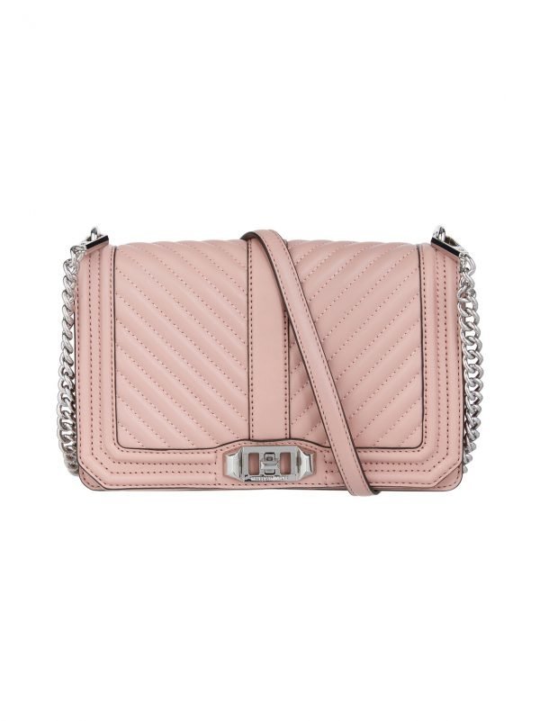 Rebecca Minkoff Chevron Quilted Love Crossbody Nahkalaukku