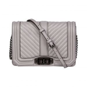 Rebecca Minkoff Chevron Quilted Love Crossbody Nahkalaukku