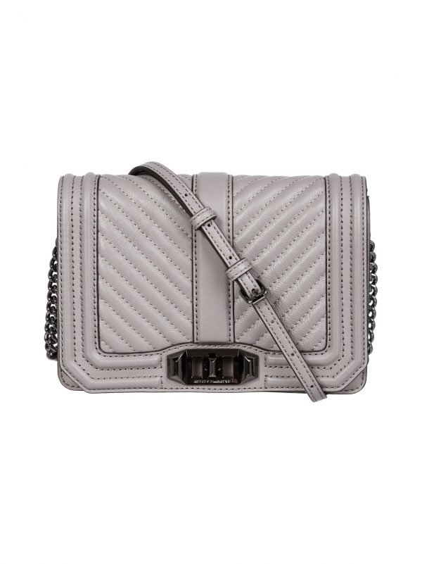 Rebecca Minkoff Chevron Quilted Love Crossbody Nahkalaukku