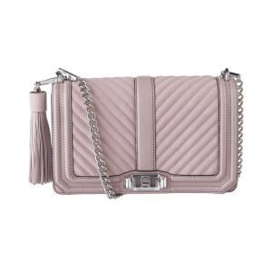 Rebecca Minkoff Chevron Quilted Love Crossbody Nahkalaukku