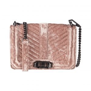 Rebecca Minkoff Chevron Quilted Small Love Crossbody Laukku