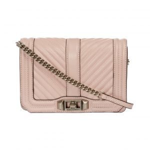 Rebecca Minkoff Chevron Quilted Small Love Crossbody Nahkalaukku