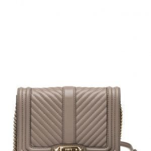 Rebecca Minkoff Chevron Quilted Small Love Crossbody pikkulaukku