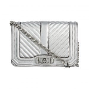 Rebecca Minkoff Chevron Quilted Small Love Nahkalaukku