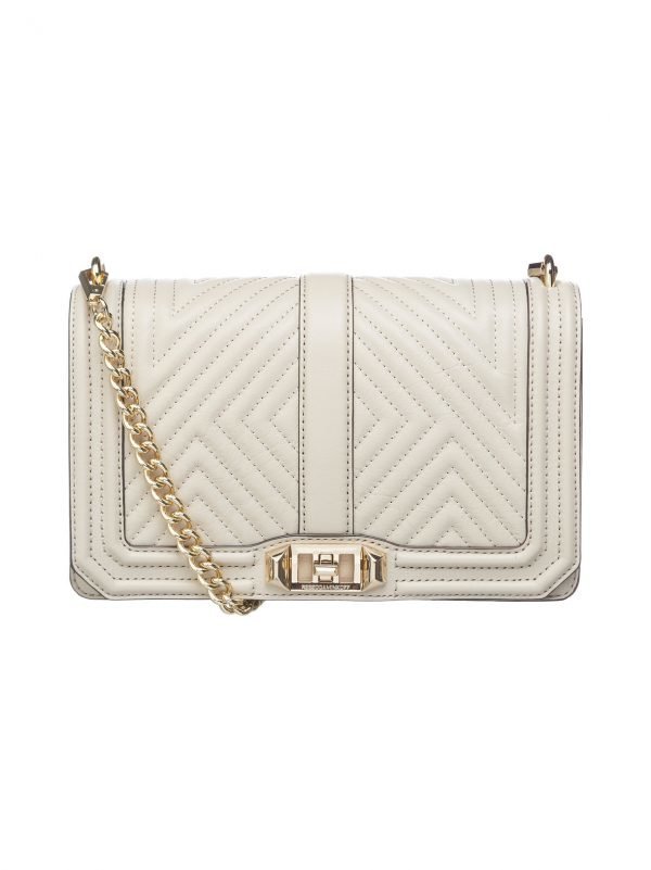 Rebecca Minkoff Geo Quilted Love Crossbody Nahkalaukku