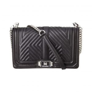 Rebecca Minkoff Geo Quilted Love Crossbody Nahkalaukku