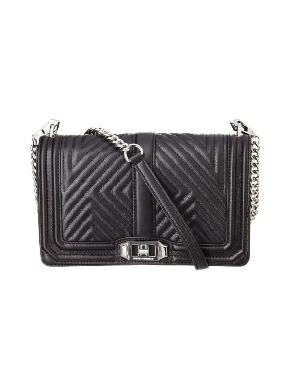 Rebecca Minkoff Geo Quilted Love Crossbody Nahkalaukku