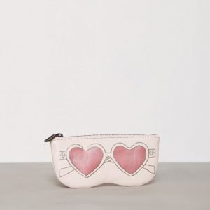 Rebecca Minkoff Heart Sunnies Pouch Aurinkolasikotelo Blush