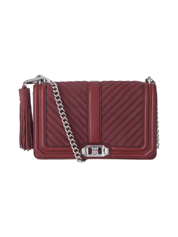 Rebecca Minkoff Love Chevron Crossbody Nahkalaukku