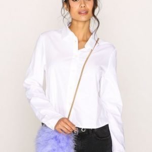 River Island Fluffy Crossbody Handbag Olkalaukku Blue