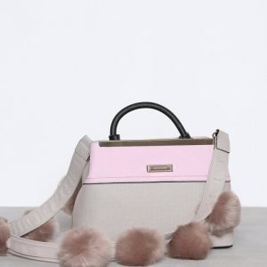 River Island Pom Pom Lady Tote Olkalaukku Pink