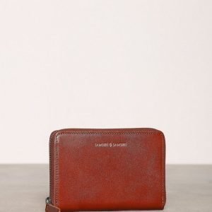 Samsøe Samsøe Fauna Zip Wallet 8166 Lompakko Cognac