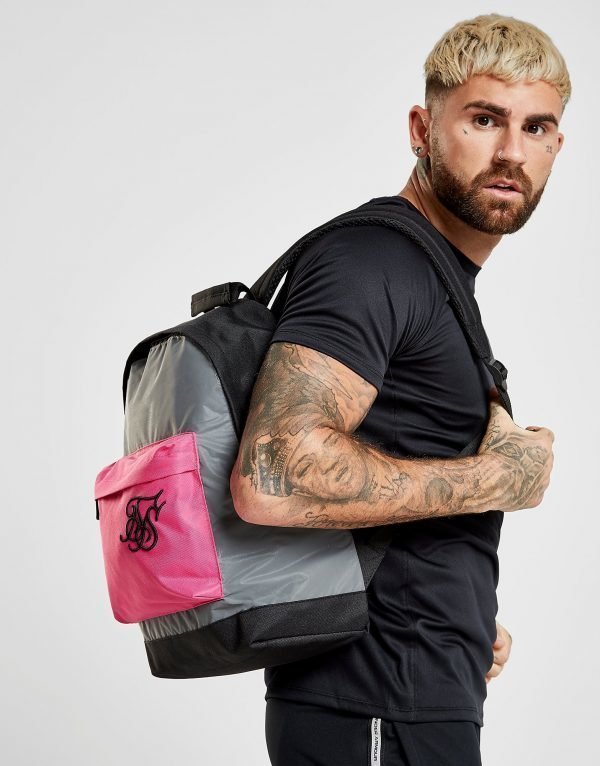 Siksilk Reflective Backpack Reppu Harmaa