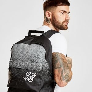 Siksilk Reflective Paint Splat Backpack Reppu Musta