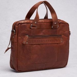 Spikes & Sparrow Spikes & Sparrow Briefcase Cognac