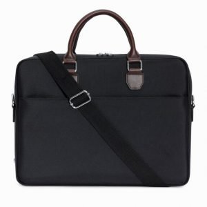 Steele & Borough Mr Workaholic 15'' Tietokonelaukku Musta