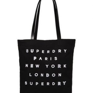 Superdry Etoile Parisian Ostoskassi Musta