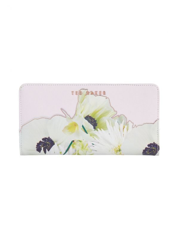 Ted Baker Ariadne Pearly Petal Xhatch Nahkalompakko