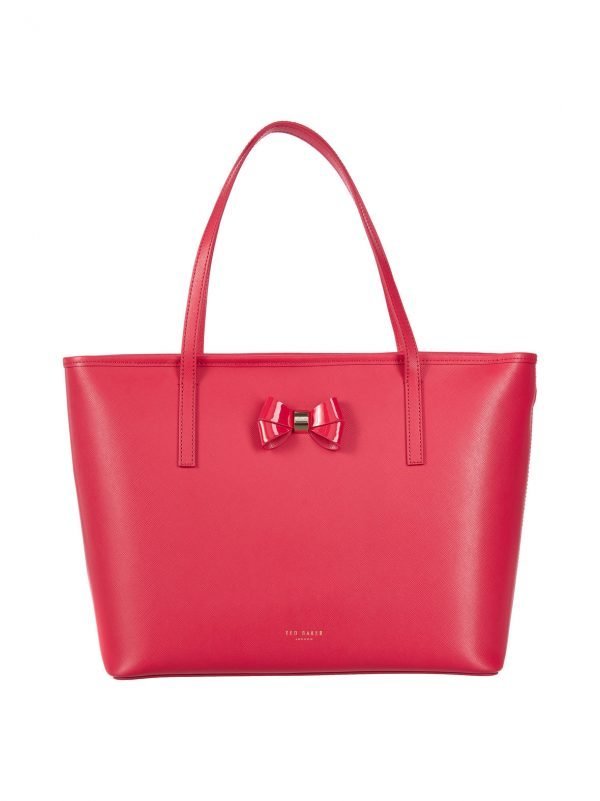 Ted Baker Biancaa Bow Detail Xhatch Large Shopper Nahkalaukku