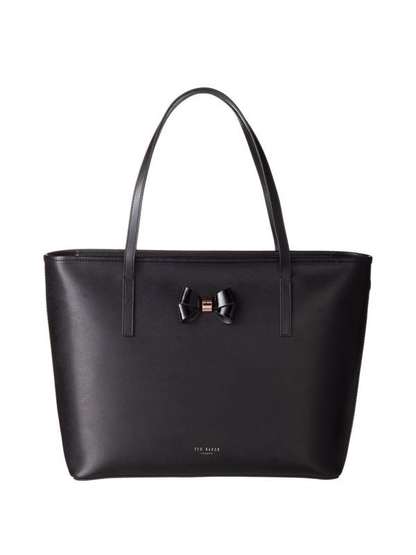 Ted Baker Biancaa Bow Detail Xhatch Large Shopper Nahkalaukku