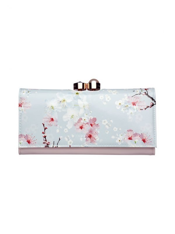 Ted Baker Chiara Oriental Blossom Leather Matinee Purse Nahkalompakko