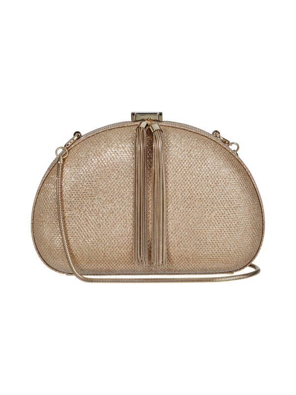 Ted Baker Dovey Glitter Finish Hardcase Clutch Laukku