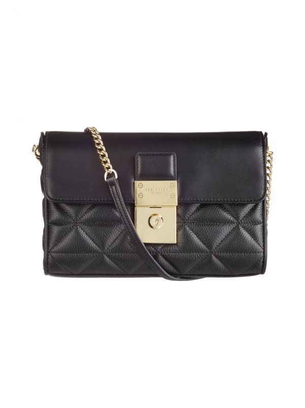 Ted Baker Gloria Quilted Luggage Lock Xbody Nahkalaukku