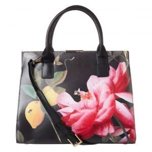 Ted Baker Jenney Citrus Bloom Metal Bar Tote Nahkalaukku