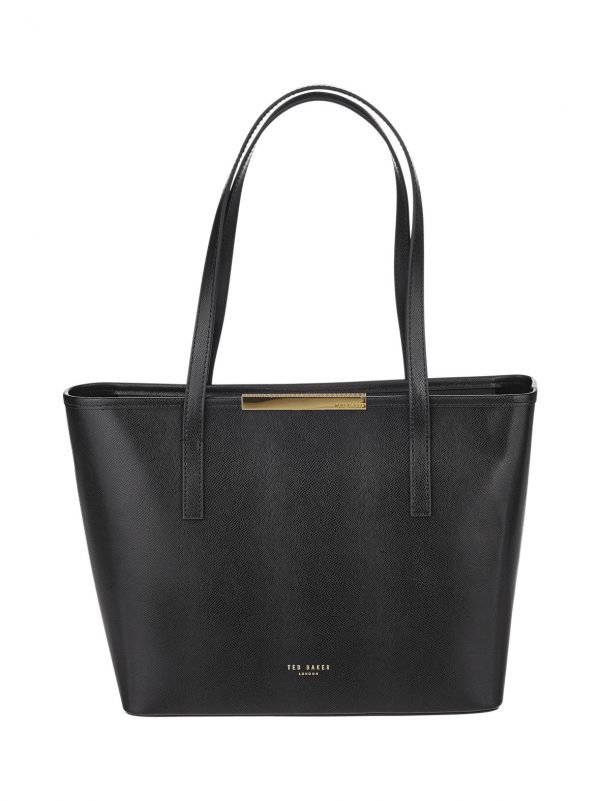 Ted Baker Kym Mini Grain Bars Sml Shopper Nahkalaukku