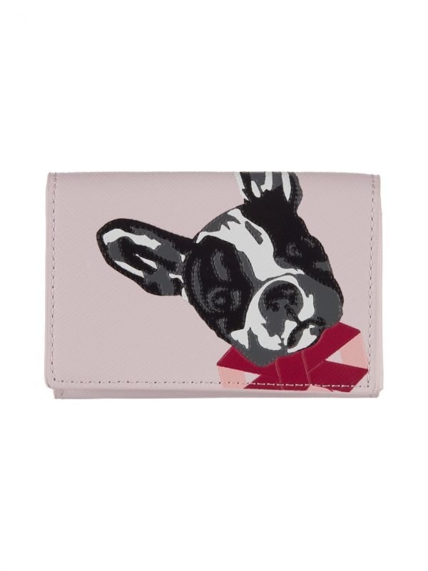 Ted Baker Mayleen Cotton Dog Applique Coin Purse Nahkalompakko