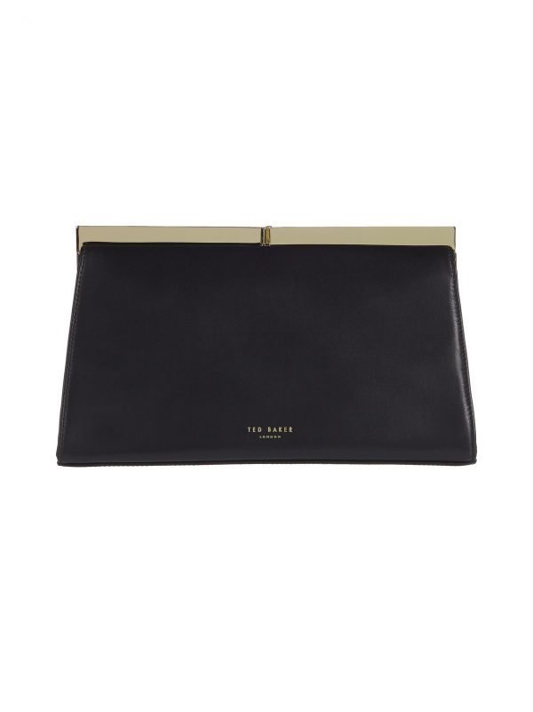 Ted Baker Metal Frame Detail Clutch Nahkalaukku