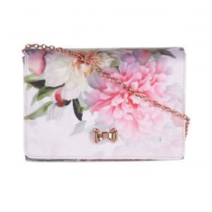 Ted Baker Painted Posie Bow Detail Clutch Foral Laukku