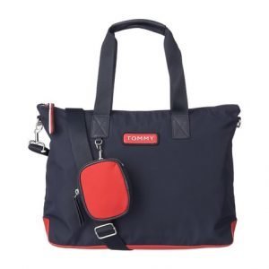 Tommy Hilfiger Varsity Nylon Tote Laukku