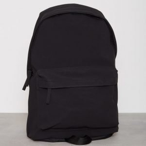 Topman Faux Suede Backpack Reppu Musta