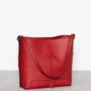 Topshop Asymmetric Hobo Bag Käsilaukku Red