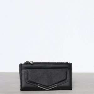 Topshop Metal Pront Pocket Purse Lompakko Black