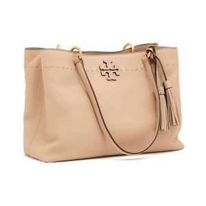 Tory Burch Mcgraw Triple Compartment Ring Tote Nahkalaukku