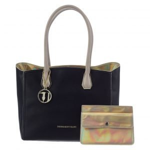 Trussardi Jeans Dubai Two Tone Shopper Laukku