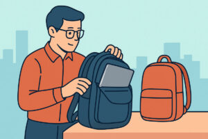 Repun valinta työmatkoille – ergonomia ja tietokonelokero