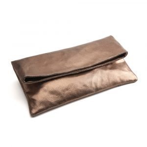 Ørskov Vintage Clutch Kirjekuorilaukku Pronssi / Nahka